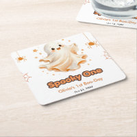 Cute Ghost Spooky One Halloween 1st Birthday