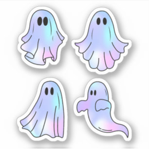 Cute Ghost Sticker Pack, Ghoul, Halloween