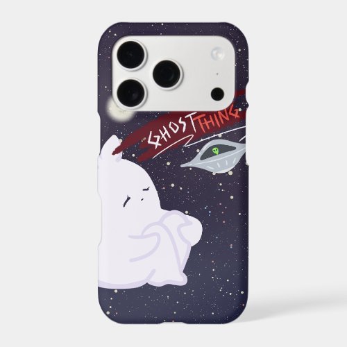 Cute Ghost & UFO Phone Case