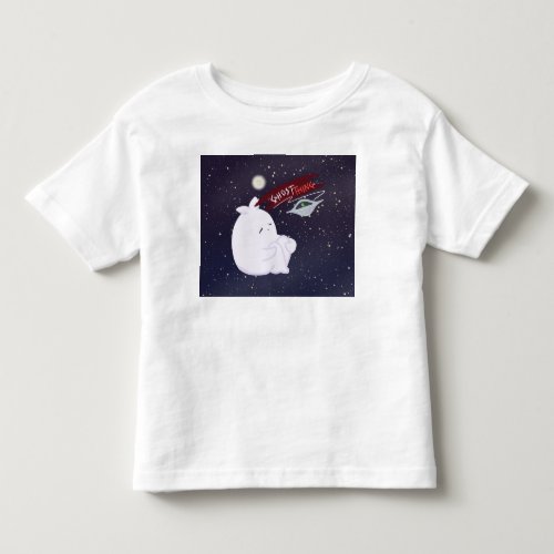 Cute Ghost & UFO Toddler T-Shirt