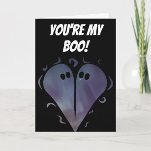 Cute Ghost Valentines Day Card