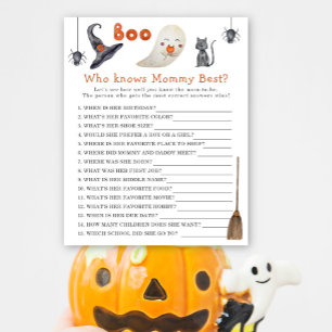 Cute ghost - Who knows mommy best