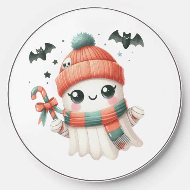 Cute Ghost Wireless Charger (Front)