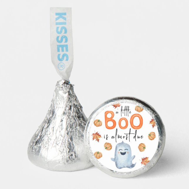 Cute ghost with pumpkins hershey®'s kisses® (Front)