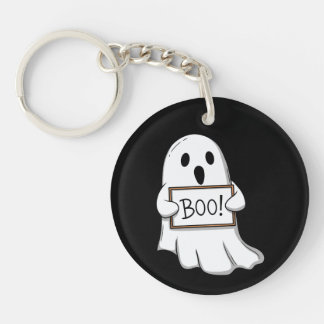 Cute Ghostly BOO Fun Keychain