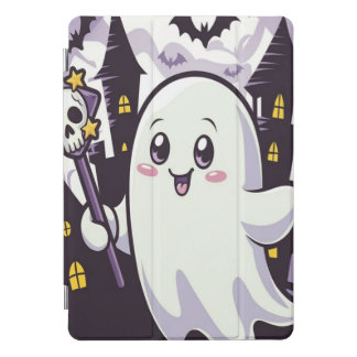 Cute Ghostly Poster with a Playful Twist iPad Pro Cover