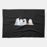 Cute Ghosts and Black Cats Halloween – Spooky Seas Kitchen Towel