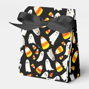 Cute Ghosts & Candy Corn Halloween Favor Boxes