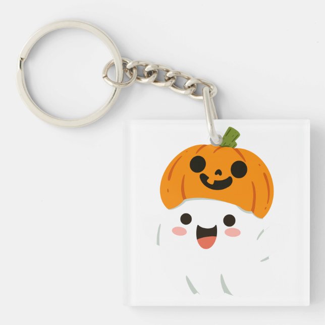 Cute ghosts keychain (Front)