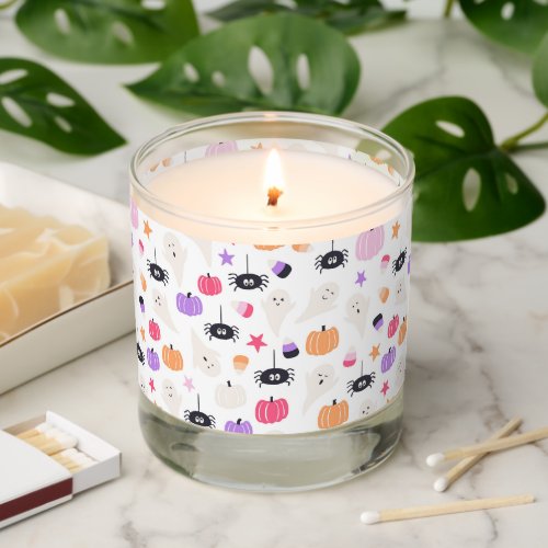 Cute Ghosts Spiders Candy  Pumpkins Halloween  Scented Candle