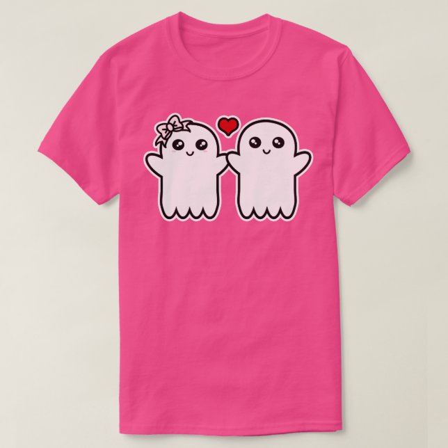 Cute Ghosts T-Shirt (Design Front)