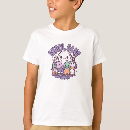 Cute Ghoul Gang Halloween Gift T_Shirt