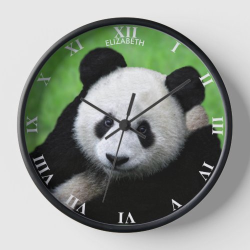 Cute Giant Adorable Panda Clock