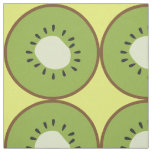 Cute Giant Kiwi fruit Yellow green Contemporary Fabric
