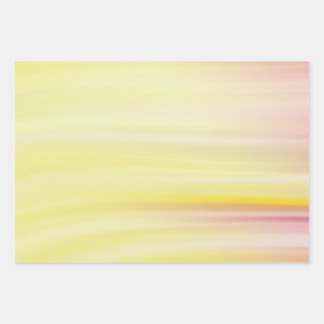 Cute Gift Abstract Pastel Waves 1 | Wrapping Paper Sheets (Front)