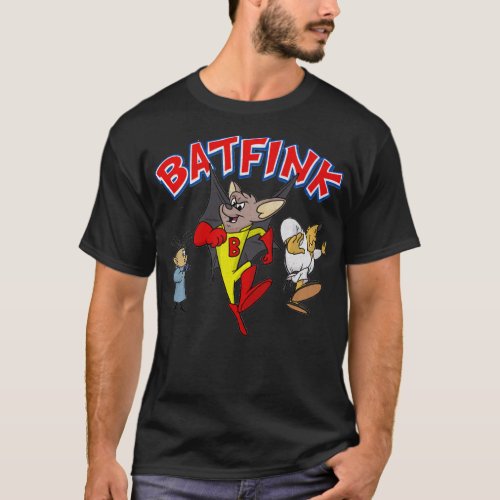 Cute Gift Batfink The Bat Superhero Cartoon Charac T_Shirt