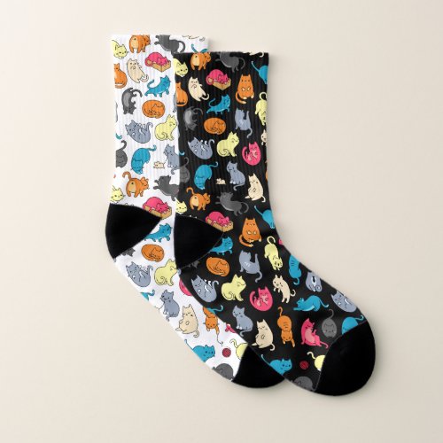 Cute Gift for Cat Lover Personalized Socks