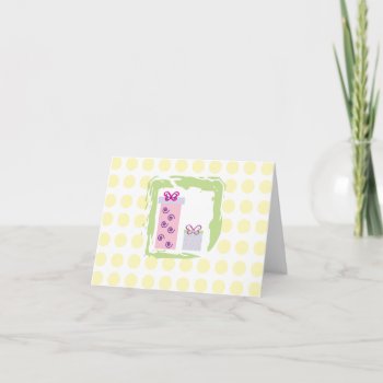 Cute Gifts And Yellow Polka Dots Card by RossiCards at Zazzle