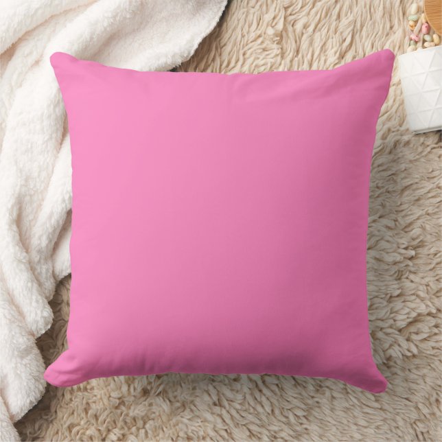 Cute Gifts For Her (Pretty Girls) - Girly Pink Throw Pillow (Blanket)