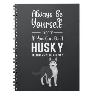 Cute Gifts For Husky Dog Lovers Siberian Pet Notebook