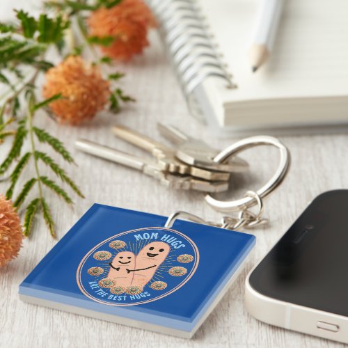 Cute Gifts for Moms  Moms Hugs are the Best Hugs Keychain