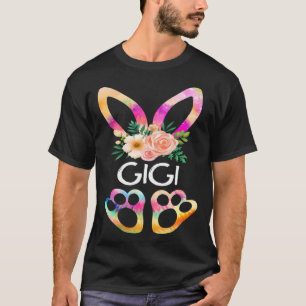 Cute Gigi Bunny Tie Dye Print  Family Easter Day G T-Shirt