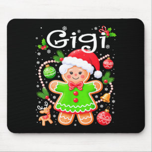 Cute Gigi Gingerbread Family Matching Christmas Co Mouse Pad