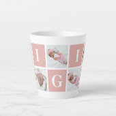 Cute Gigi Grandmother 5 Photo Collage Latte Mug (Front)