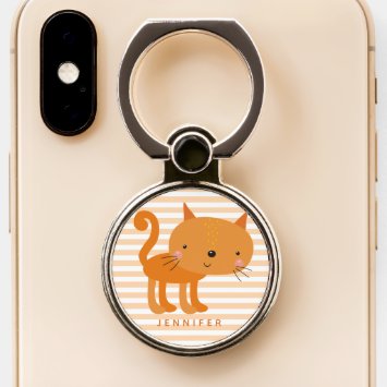 Cute Ginger Cat - Orange Striped Kids' 