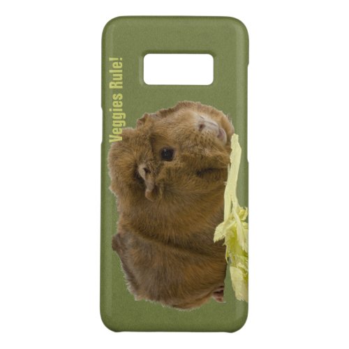 Cute Ginger  Guinea Pig Eating Celery Photograph Case_Mate Samsung Galaxy S8 Case