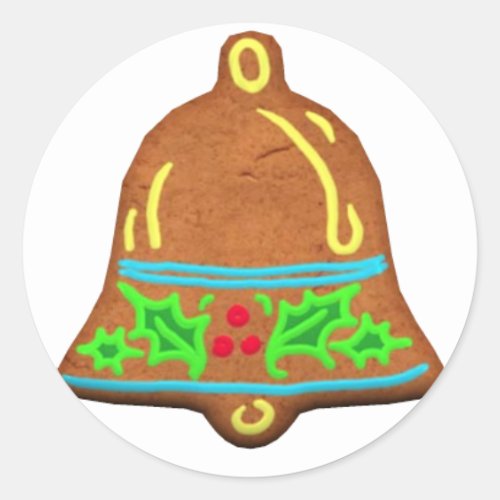 Cute Gingerbread Christmas Bell