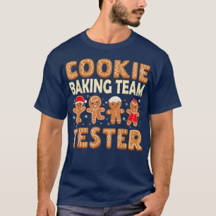 Cute Gingerbread Christmas Cookie Baking Team Test T-Shirt