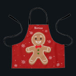 Cute Gingerbread Christmas Costume For Kids Apron<br><div class="desc">Cute Gingerbread Christmas Costume For Kids Personalized All-Over Print Apron.</div>