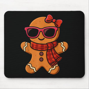 Cute Gingerbread Christmas For Women Girls Xmas  Mouse Pad