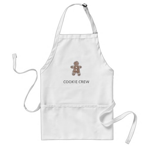Cute Gingerbread Christmas Holiday Baking Cookie Adult Apron