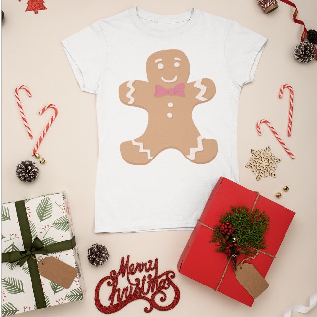 Cute Gingerbread Cookie T-Shirt (Creator Uploaded)