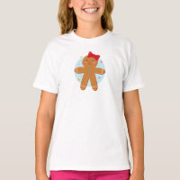 Cute Gingerbread Girl Cookies Art Drawing