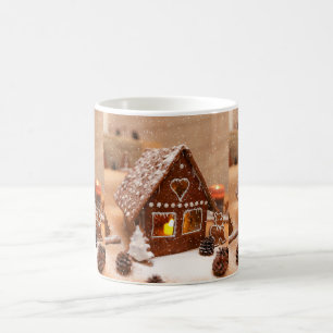 Cute Gingerbread House Christmas Coffee Mug