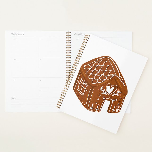 Cute Gingerbread House Holiday Cookie Planner (Creator Uploaded)