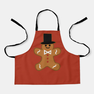 Cute Gingerbread Man Apron