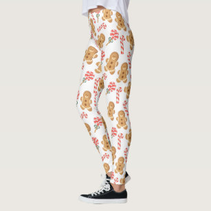Women's Gingerbread Leggings | Zazzle