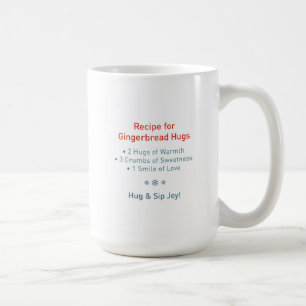 Cute Gingerbread Man Christmas Mug Wrap