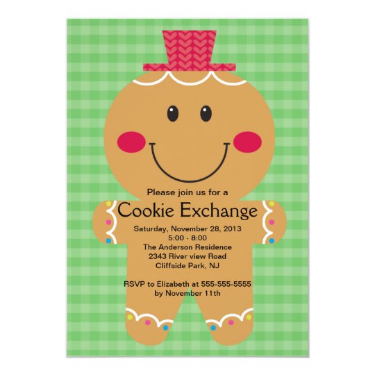 Gingerbread Man Invitations 6