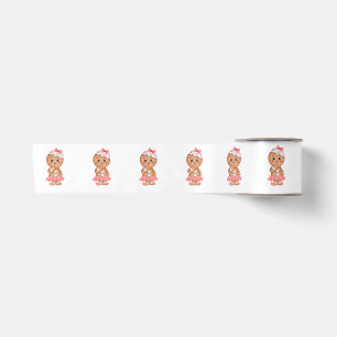 Cute Gingerbread Satin Ribbon