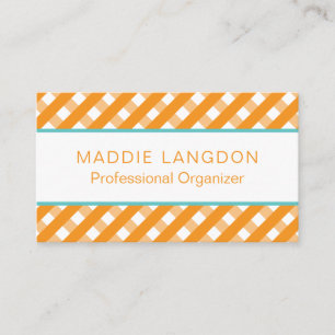 Cute Gingham Business or Contact Cards