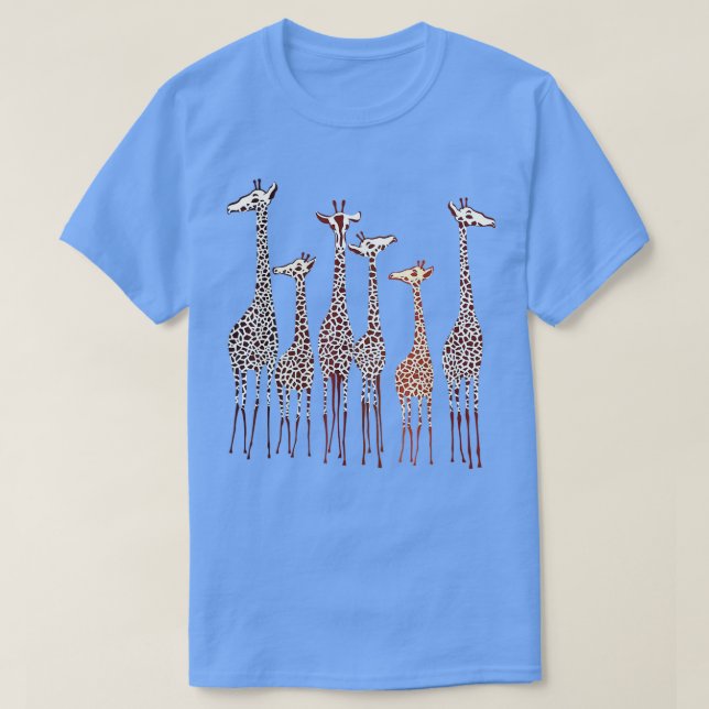 Cute Giraffe Animal Lovers Funny Nature Lover Men  T-Shirt (Design Front)