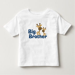Cute Giraffe Big Brother Toddler T-shirt