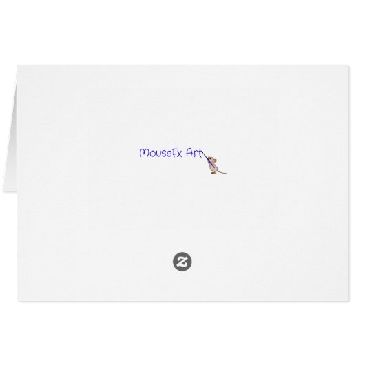 Cute Giraffe Birthday Card (Back Horizontal)