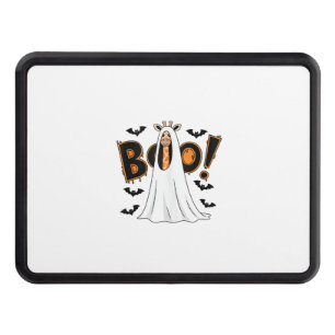Cute Giraffe Boo Halloween Costume Zoo Lover _3 Hitch Cover