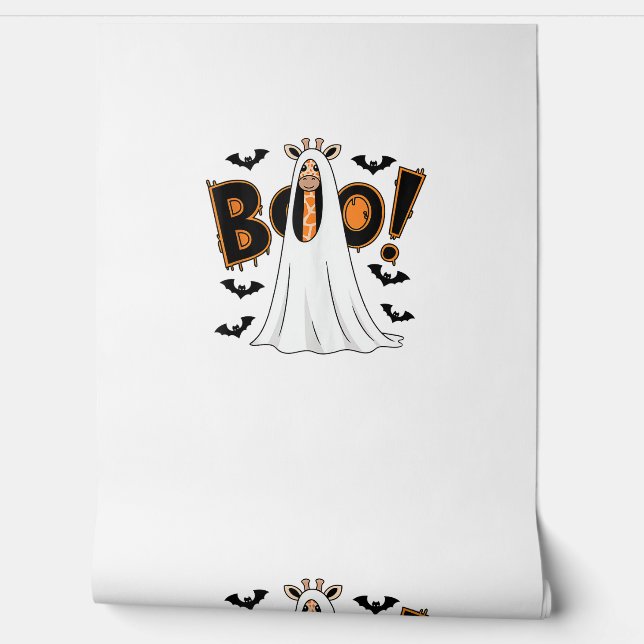 Cute Giraffe Boo Halloween Costume Zoo Lover _3 Wallpaper (Unrolling)